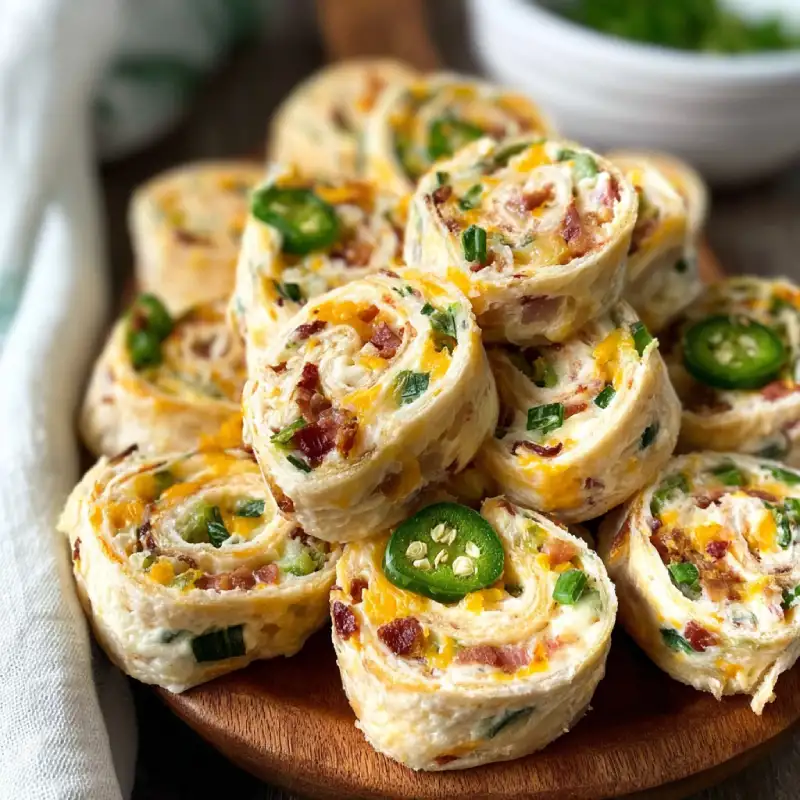 Easy Jalapeno Popper Pinwheels Recipe
