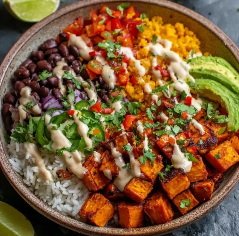 Sweet Potato Burrito Bowl