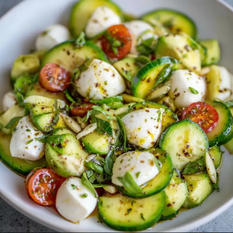 Cucumber Mozzarella Salad