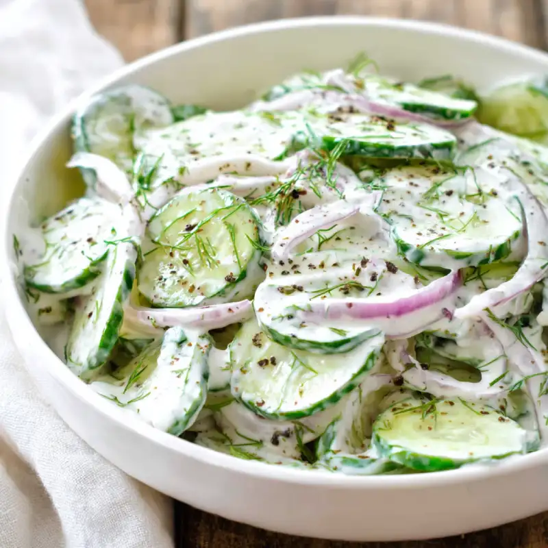 Creamy Cucumber Salad