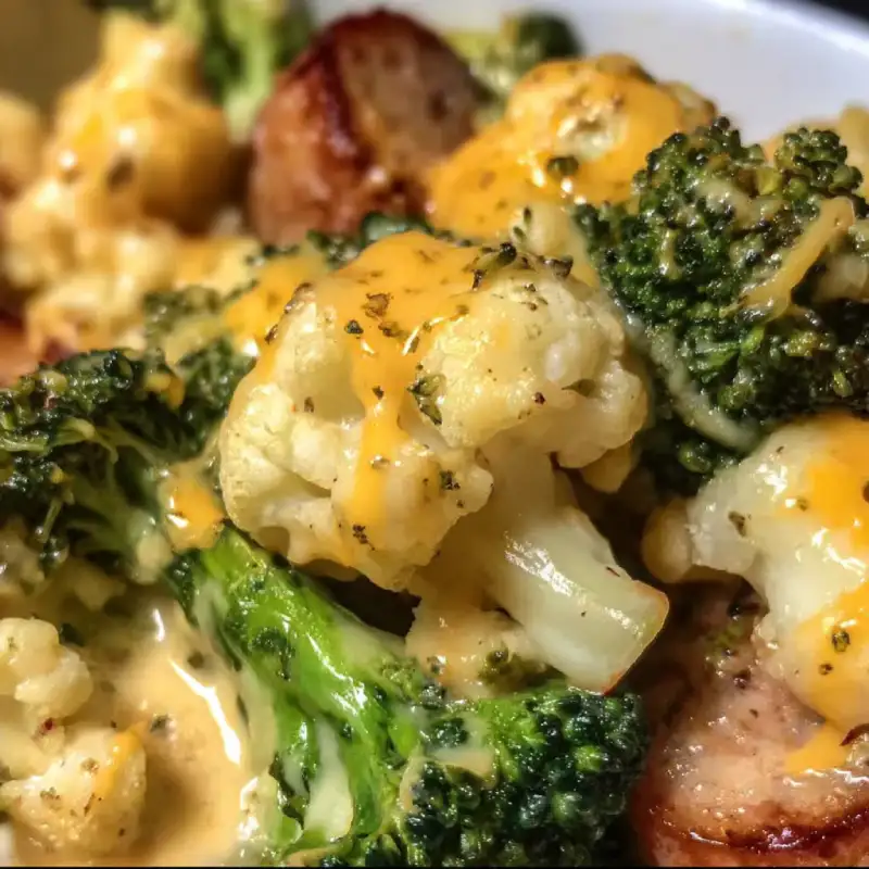 Keto Broccoli and Cauliflower