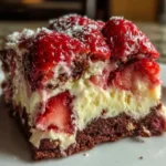 Strawberry Earthquake Cake