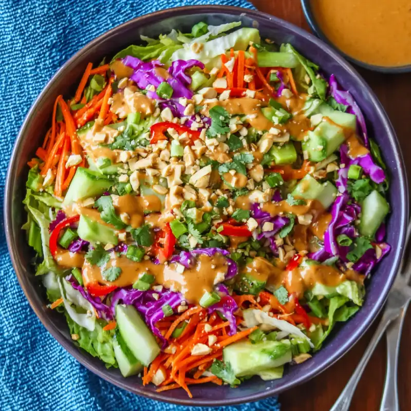Thai Salad with Peanut Sauce