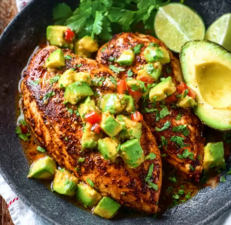 Fiesta Lime Chicken with Avocado