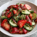 Cucumber Strawberry Salad
