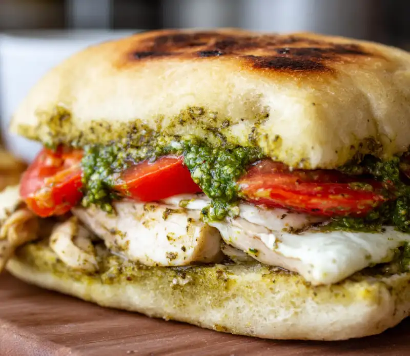 Delicious Chicken Pesto Sandwich Recipe