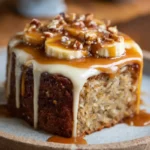 Salted Caramel Brown Butter Banana Cake