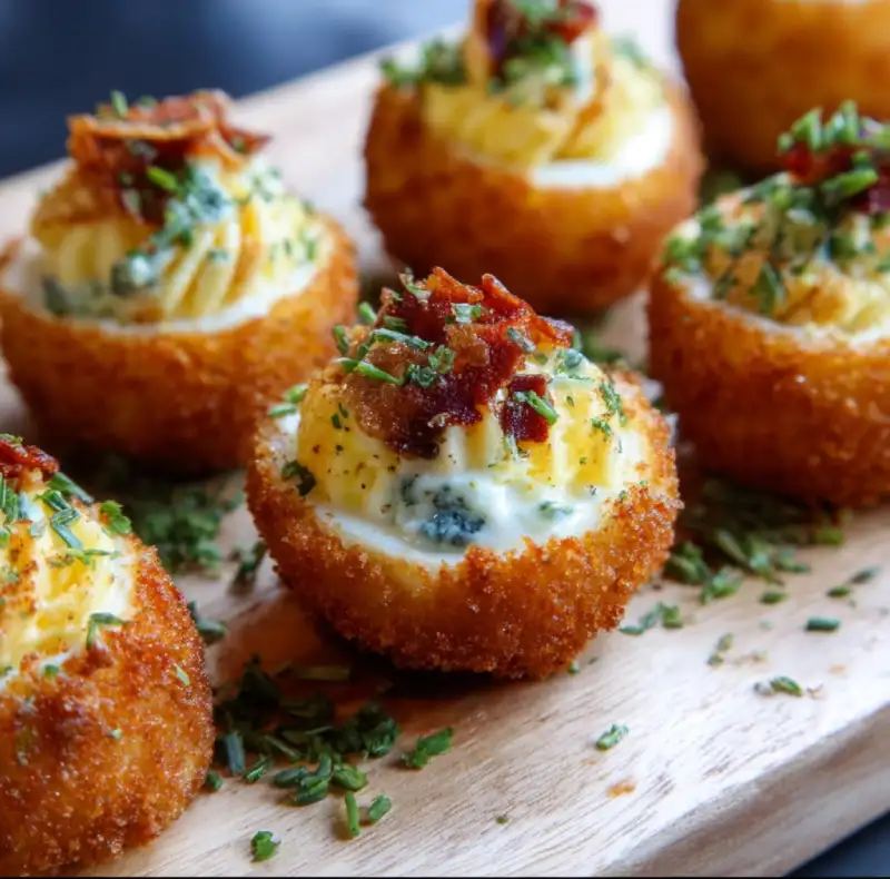 Fried Deviled Eggs