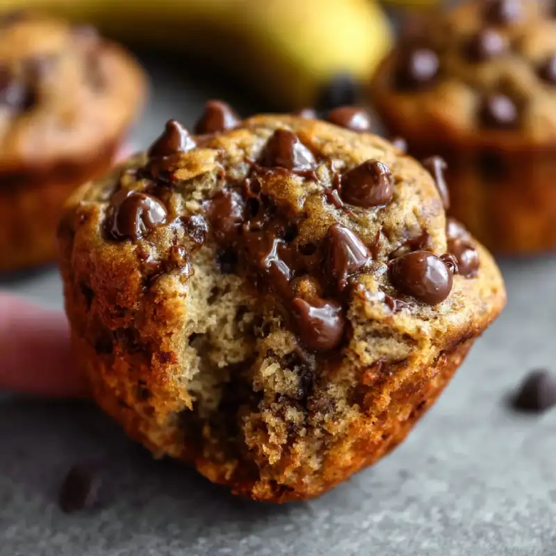 Banana Chocolate Chip Muffins