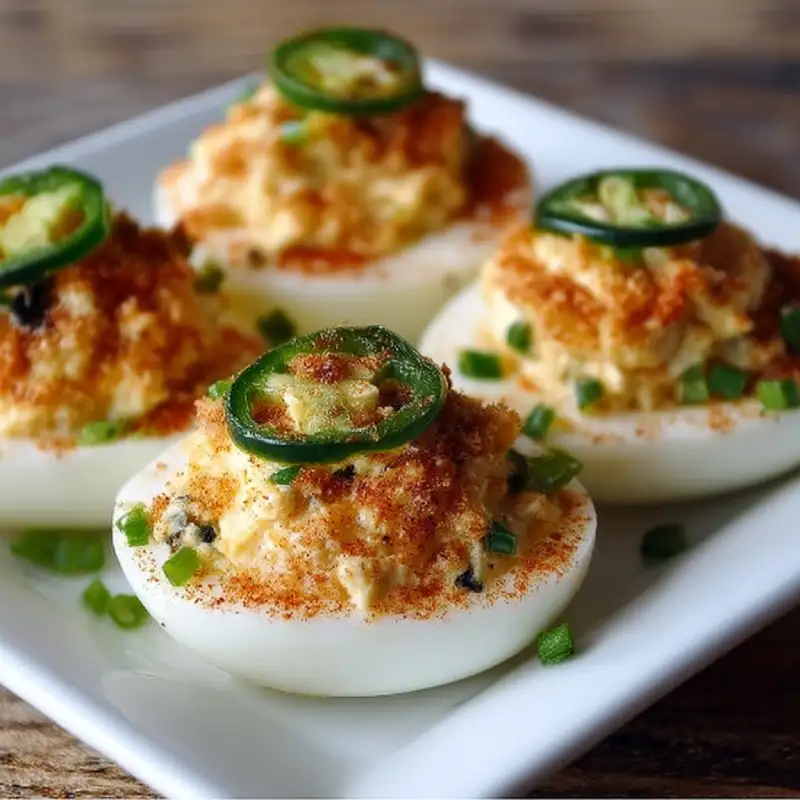 Jalapeño Popper Deviled Eggs