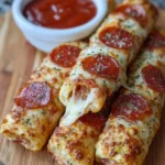 Pepperoni Pizza Roll Breadsticks