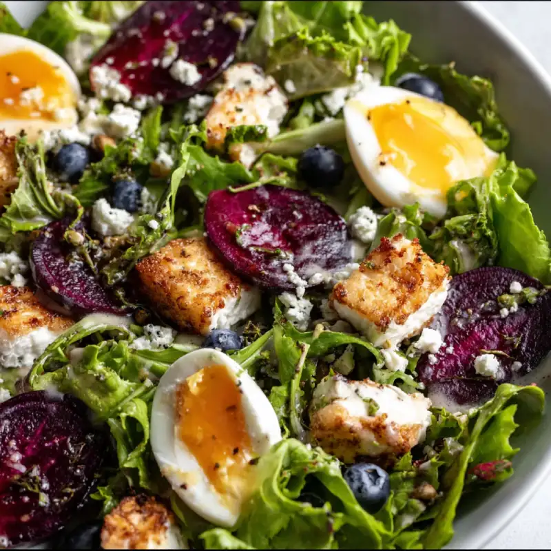 Easter Spring Salad with Goat Cheese