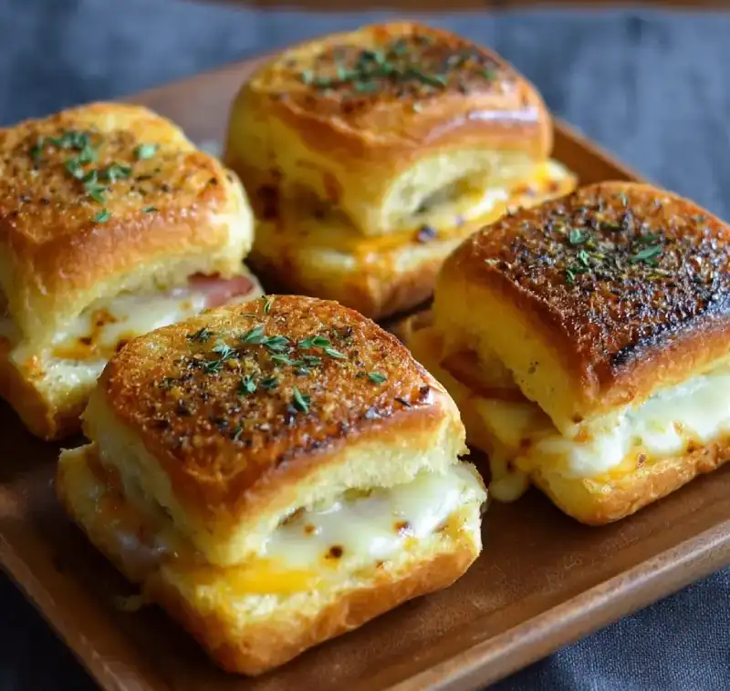 Mini Grilled Cheese Hawaiian Rolls