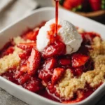 Delicious Fresh Strawberry Cobbler