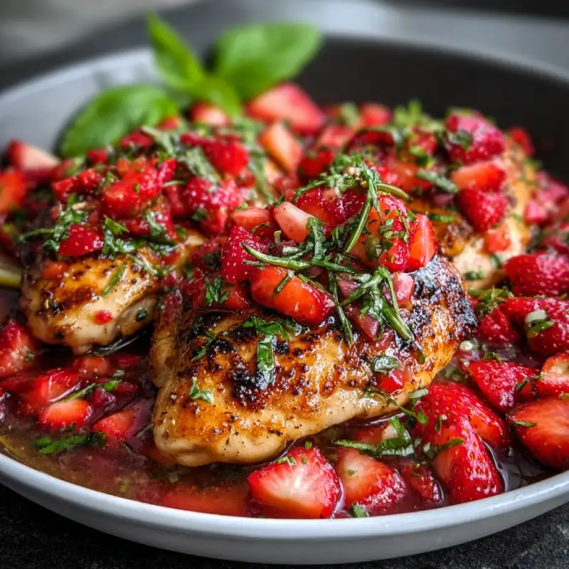 Irresistible Strawberry Lemon Chicken
