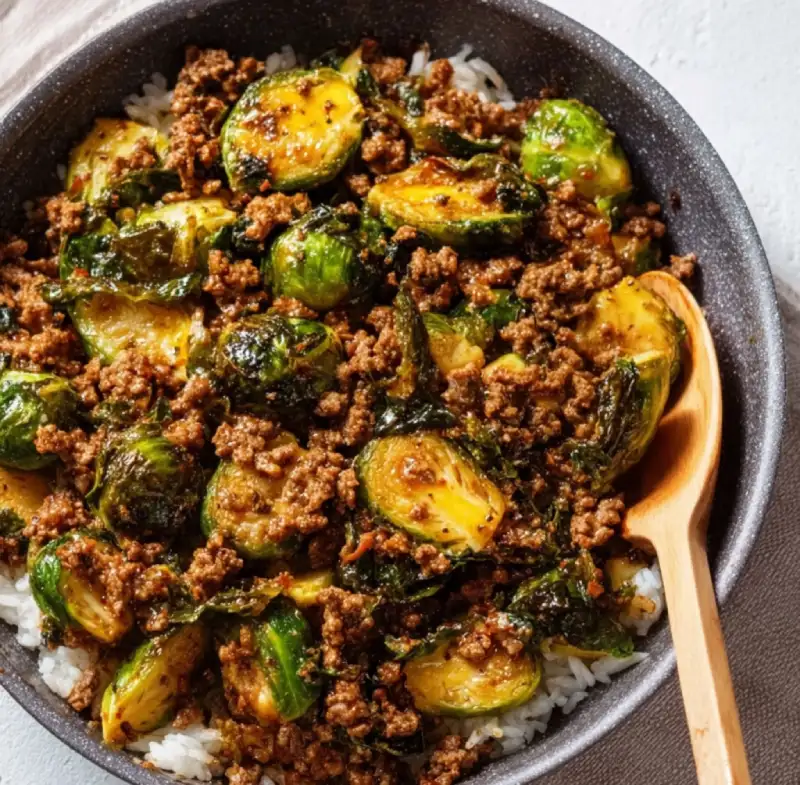 Ground Beef And Brussels Sprouts: Delicious Recipe