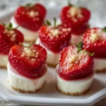Sweetheart Cheesecake Deviled Strawberries