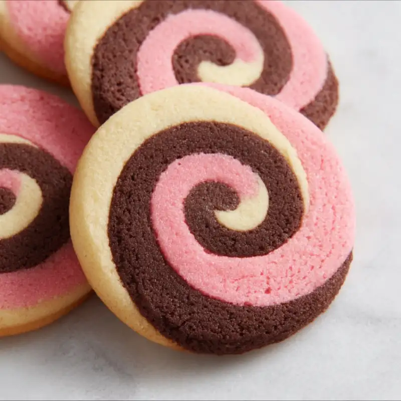Delicious Neapolitan Swirl Cookies Recipe