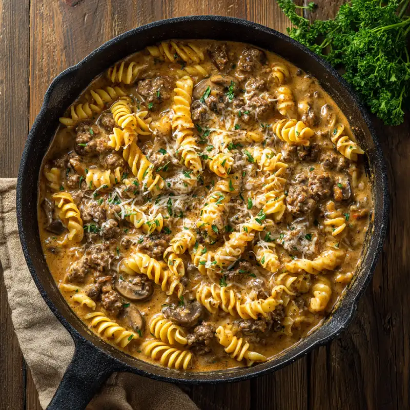 Hearty Hamburger Stroganoff: Delicious Recipe