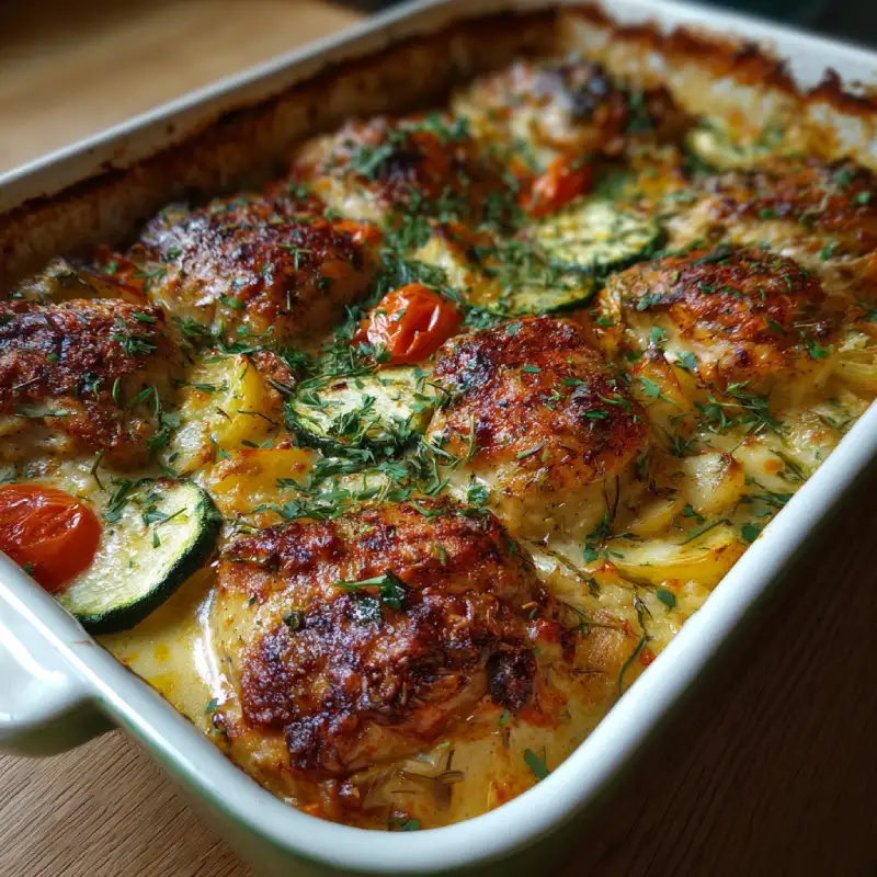 SUMMER CHICKEN BAKE