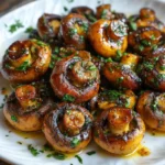 Sautéed Grilled Garlic Mushrooms