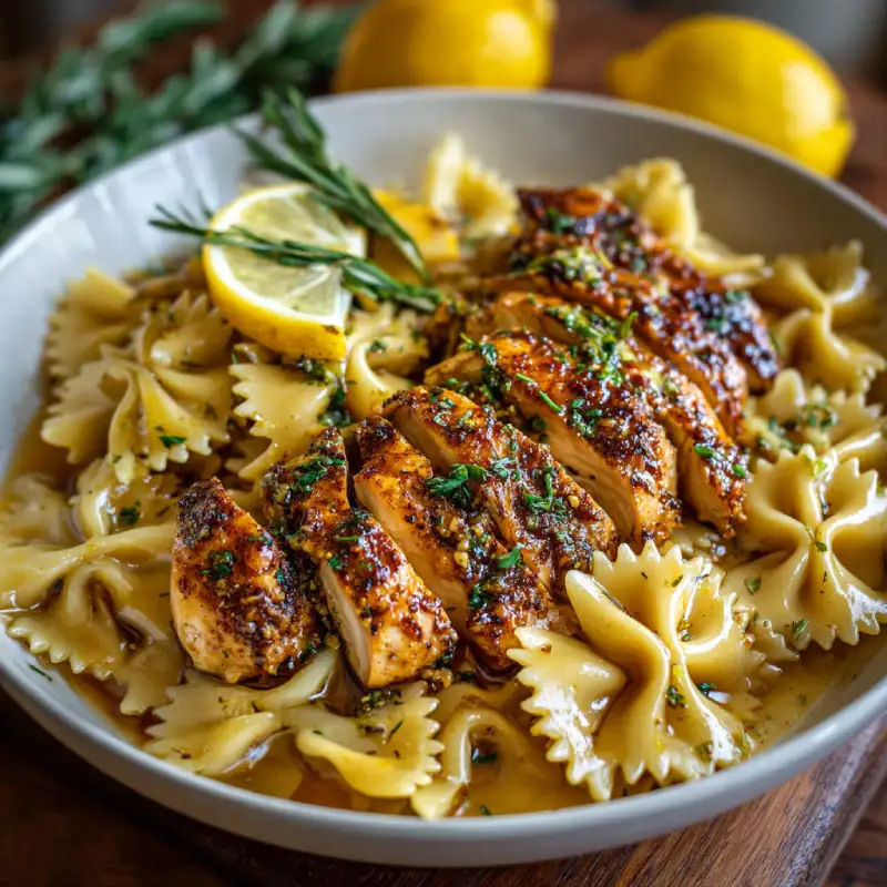 Cowboy Butter Lemon Bowtie Chicken