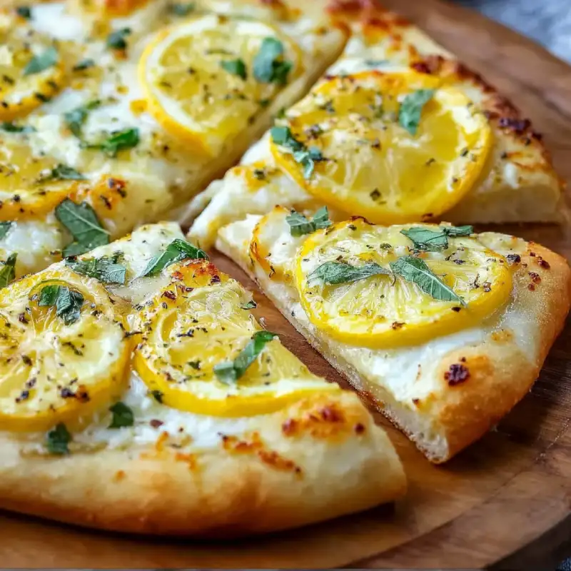 Zesty Summer Lemon Pizza