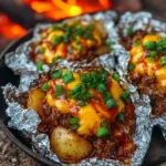 Campfire Cheeseburger Hobo Packets