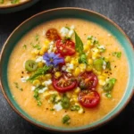 Summer Sweet Corn Gazpacho