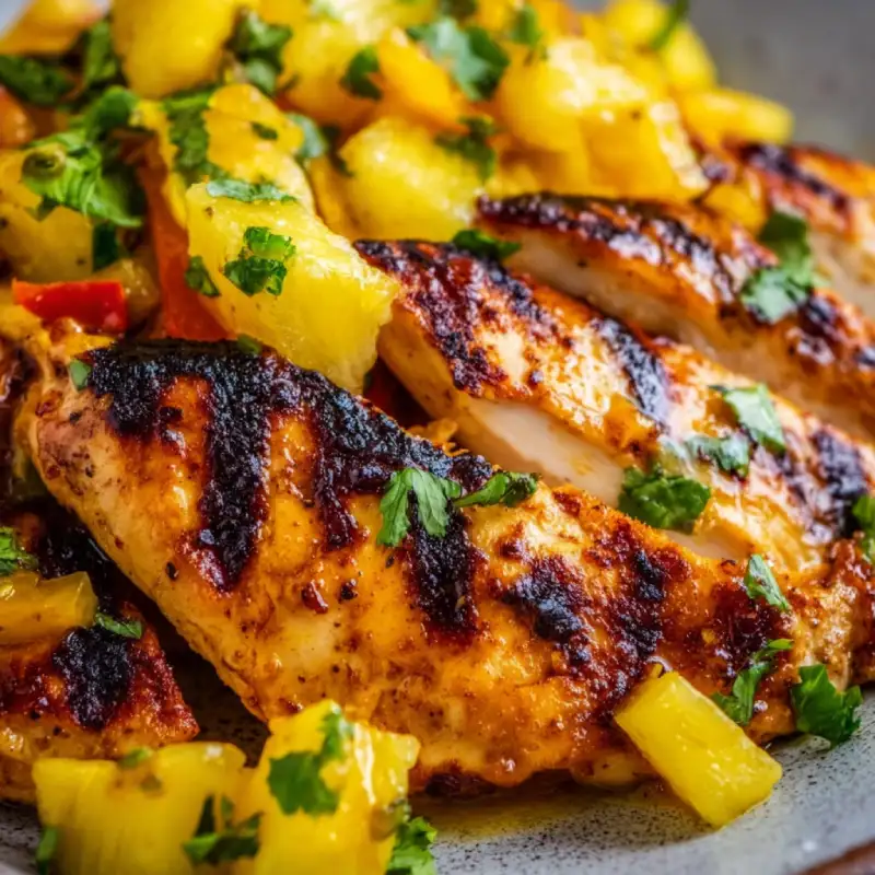 Grilled Mango Pineapple Chicken: Delicious Recipe