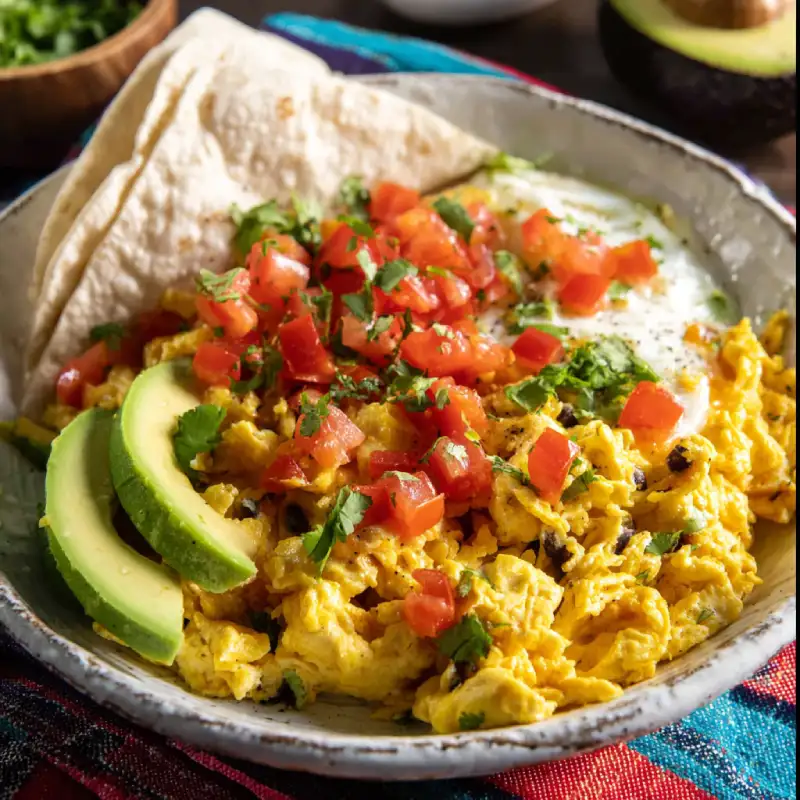 Hearty Mexican Scrambled Eggs: Delicious Recipe