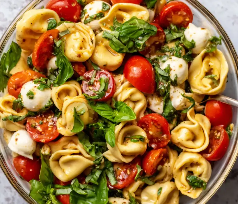 Tortellini Caprese Salad