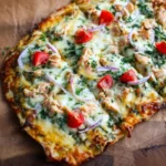 Salmon Tortilla Pizza