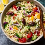 Juicy Mediterranean Orzo Pasta Salad