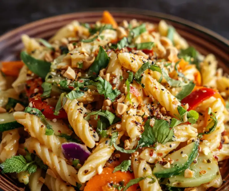 Spicy Thai Pasta Salad