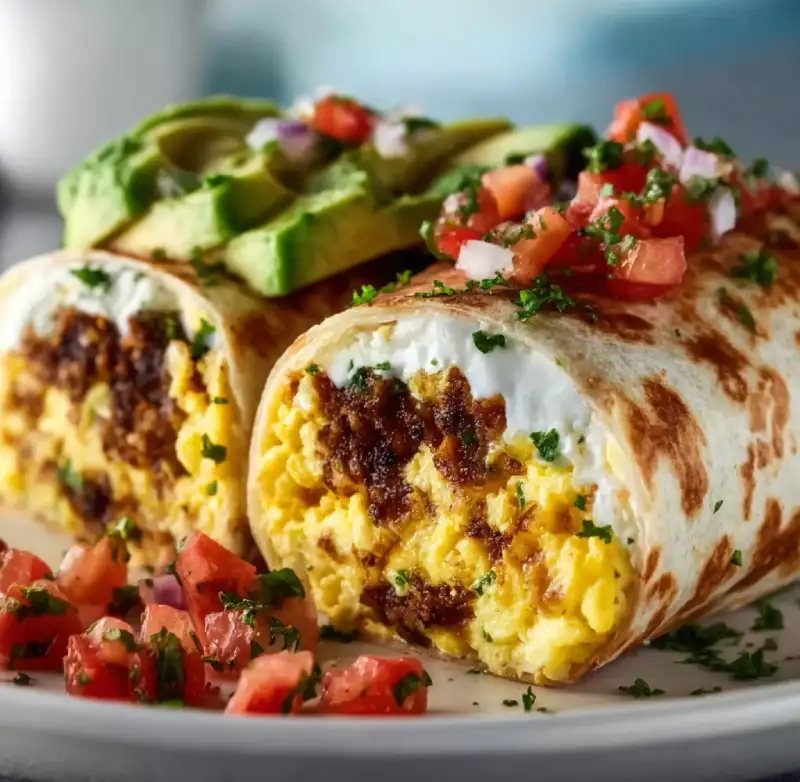 High-Protein Breakfast Burrito