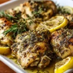 Baked Lemon Garlic Herb Chicken