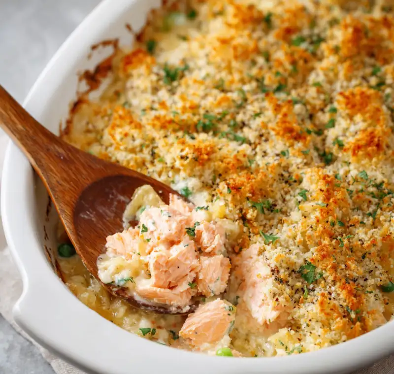 Baked Salmon Casserole