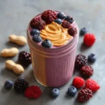Peanut Butter Berry Smoothie
