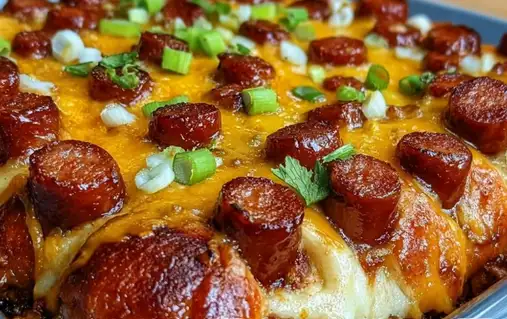 Loaded Classic Chili Cheese Dog Casserole