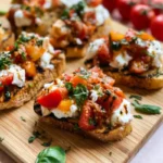 Tomato Burrata Bruschetta