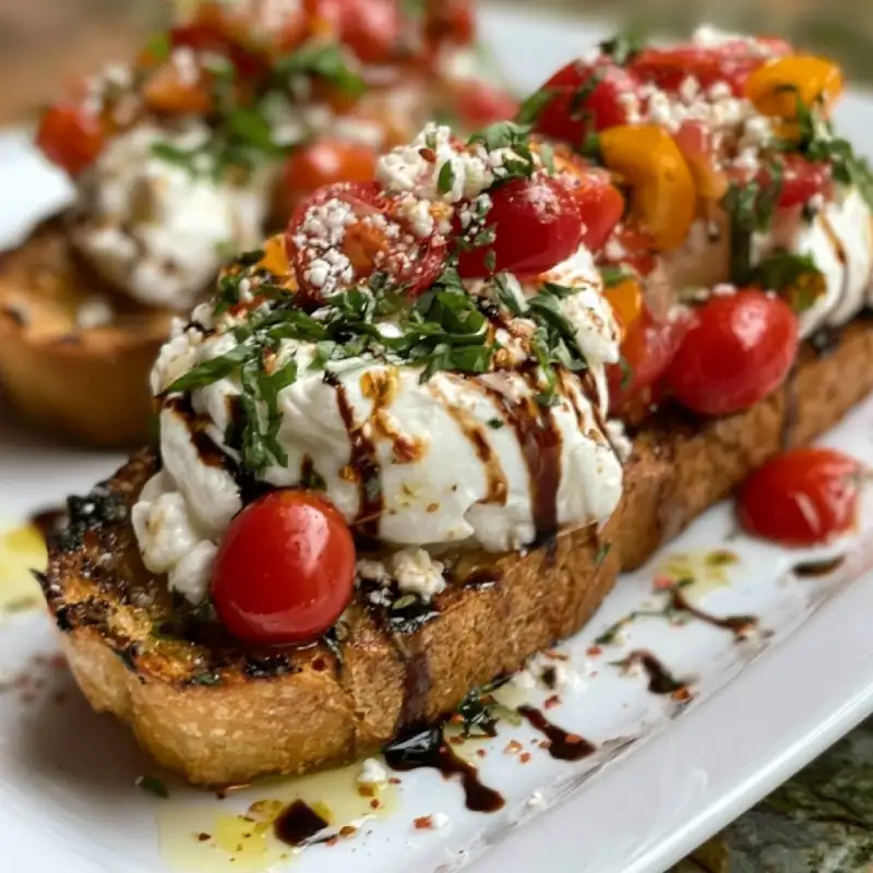 Burrata Bruschetta