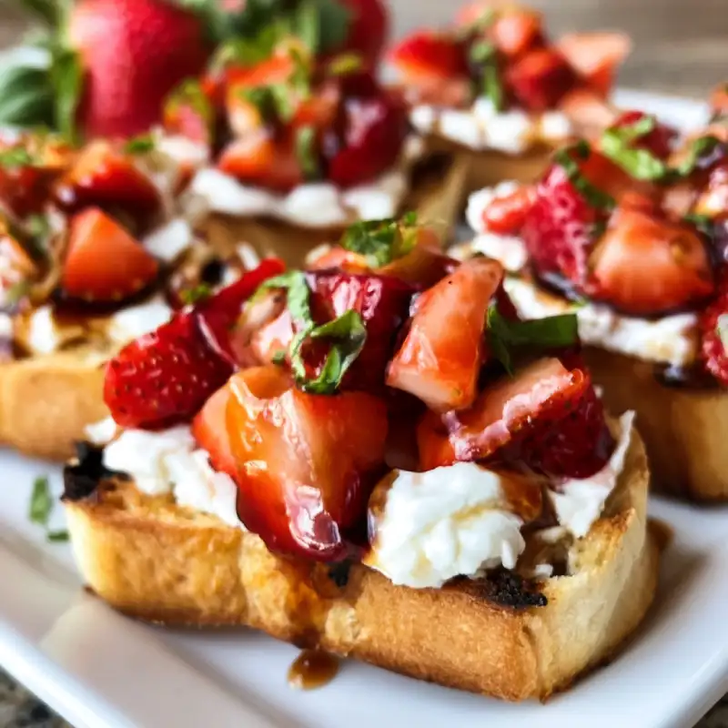 Strawberry Bruschetta