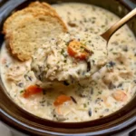 Crockpot Chicken and Wild Rice Soup