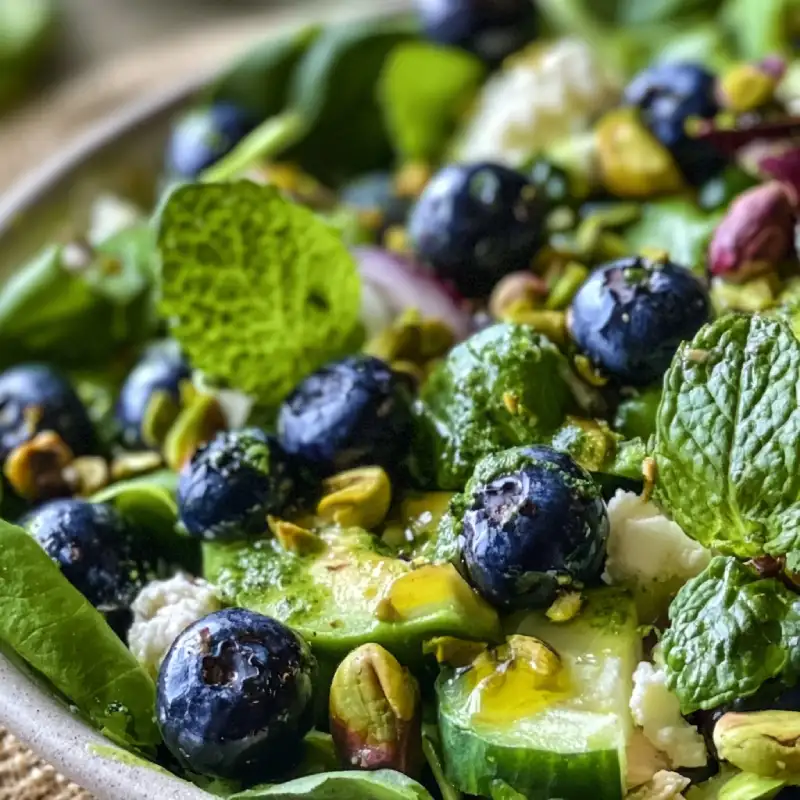 Blueberry Pistachio Spring Salad: Delicious Recipe