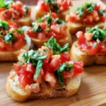 elicious Bruschetta with Fresh Basil