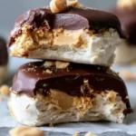 Peanut Butter Frozen Yogurt Bars