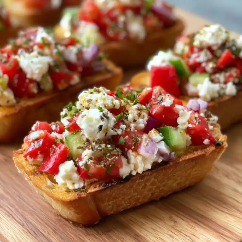 Greek Bruschetta