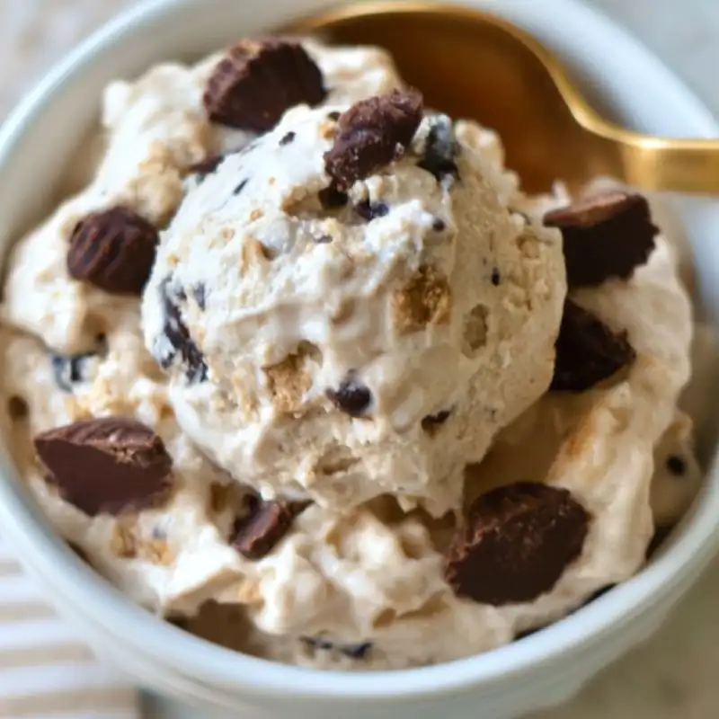 Reese’s Peanut Butter Cup Healthy Frozen Yogurt