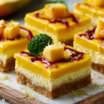 Mango Curd Bars